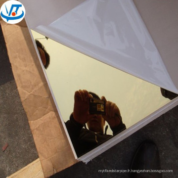 4&#39;x8 &#39;or miroir en acier inoxydable feuille 304 fabrication prix